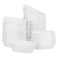 thumbnail image 1 of 1000 piezas de papel desechable para hornear pan, moldes para hornear pasteles, pan de calabaza, plátano, magdalenas, freidora de aire, antiadherentes, resistentes a la grasa, color blanco, 10 cm, 1 of 7