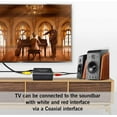 thumbnail image 2 of PEACNNG Digital to Analog Audio Converter  Hdiwousp 192 kHz DAC Digital Coaxial and Optical Toslink to Analog 3.5mm Jack and RCA (L/R) Stereo Audio Adapter with Optical Cable, 2 of 4