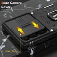 thumbnail image 4 of for Samsung Galaxy S24 Ultra Case with Upgraded Sliding Camera Lens Cover and Strong Magnetic Kickstand - Military-Grade Shockproof Protective Phone Case 6.8" for Men Women Girls - Black, 4 of 13