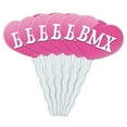 thumbnail image 1 of BMX Heart Love Cupcake Picks Toppers - Set of 6, 1 of 1
