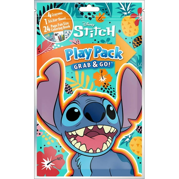 Bendon Publishing Stitch Grab and Go Play Pack - Party Favors Arts and Craft Kit for Lilo and Stitch Fans