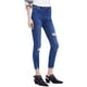 thumbnail image 1 of Free People Jeans desgastados de ajuste regular para mujer, azul, 25, 1 of 1