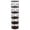 Walnut Brown, variant on GZXS 5-Tier Rotating Bookshelf – 360° Revolving Bookcase with Space-Saving Design, Sturdy MDF Shelves & Iron Frame, Multi-Layer Display Rack (Black)