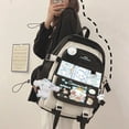 thumbnail image 3 of New Sanrio Plush Toy Cinnamoroll Backpack Children Girl Boy Black Y2k Blue Schoolbag Kawaii Student School Bag Computer Large, 3 of 7