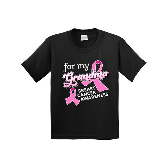 Inktastic For My Grandma-breast Cancer Awareness Youth T-Shirt