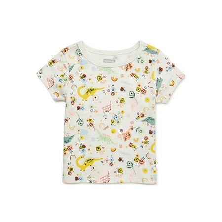 

Garanimals Baby Girl Short Sleeve Print T-Shirt Sizes 0-24 Months