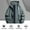 Gray, variant on Jackets For Men Sevevn Unisex Men Women's Ski Jacket Waterproof Warm Coat Winter Fleece Snow Coat Hooded Snowboarding Jacket