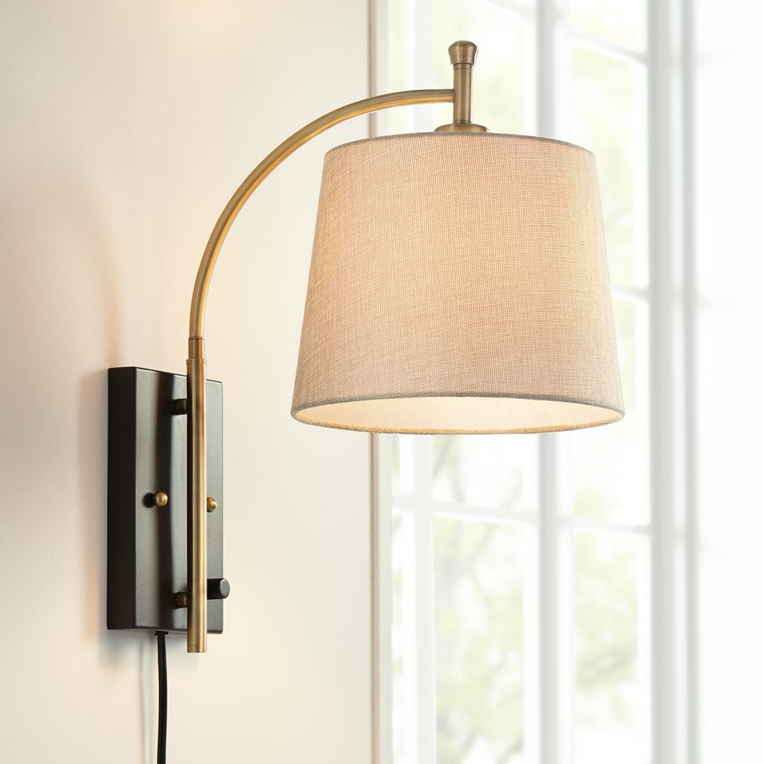 Details about   Black 1-Light Swing Arm Wall Lamp Industrial Metal Adjustable Wall Sconce light 