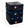 thumbnail image 5 of Virgo Constellation Foldable, with Lid, Leak-proof, Hanging Car Trash Can Garbage Can Container for Automobile, Trash Can for Car Organizer and Storage Bag, 5 of 6