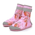 thumbnail image 4 of CHWshoes Kids High Ankle Water Boots, Lightweight Quick Dry Aqua Socks Adjustable Strap Non Slip Sole Toddler Swim Wading Shoes for Beach Pool Surf Water Park Summer Outdoor Pink Size 32, 4 of 6