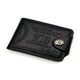 thumbnail image 1 of Cartera de dos pliegues para hombre | Cartera corta y delgada con clip para billetes, ranuras para múltiples tarjetas, bolsillo con cremallera y cierre a presión | Cuero resistente e impermeable |, 1 of 2