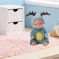 thumbnail image 5 of Realistic SleepIng Doll Toy 4.53 Inches Random Color Gift for Toddlers Boys Girls SoothIng Bedtime Buddy Animal Costume Nursery Decor Durable VInyl Stress Relief Welcome SprIng, 5 of 6