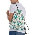 thumbnail image 3 of Kdxio Hello Summer Print Drawstring Backpack Bag,Waterproof Draw String Back Sack, Gym Drawstring Bags Swim Bag For Unisex, 3 of 9