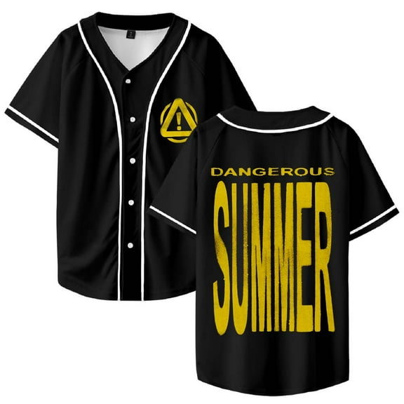 Yeat Dangerous Summer Merch Baseball Jersey Shirt V-Neck Women Men Short Sleeve Streetwear Clothes