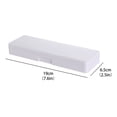 thumbnail image 1 of Plastic Pencil Box Case Large Capacity Storage Organizer Box Office Supplies Small Pencil with Zipper, 1 of 4