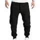 thumbnail image 1 of Puntoco Pantalones casuales largos para hombre, pantalones casuales con estampado de moda para hombre, cintura elástica con bolsillos, pantalones deportivos, 1 of 4