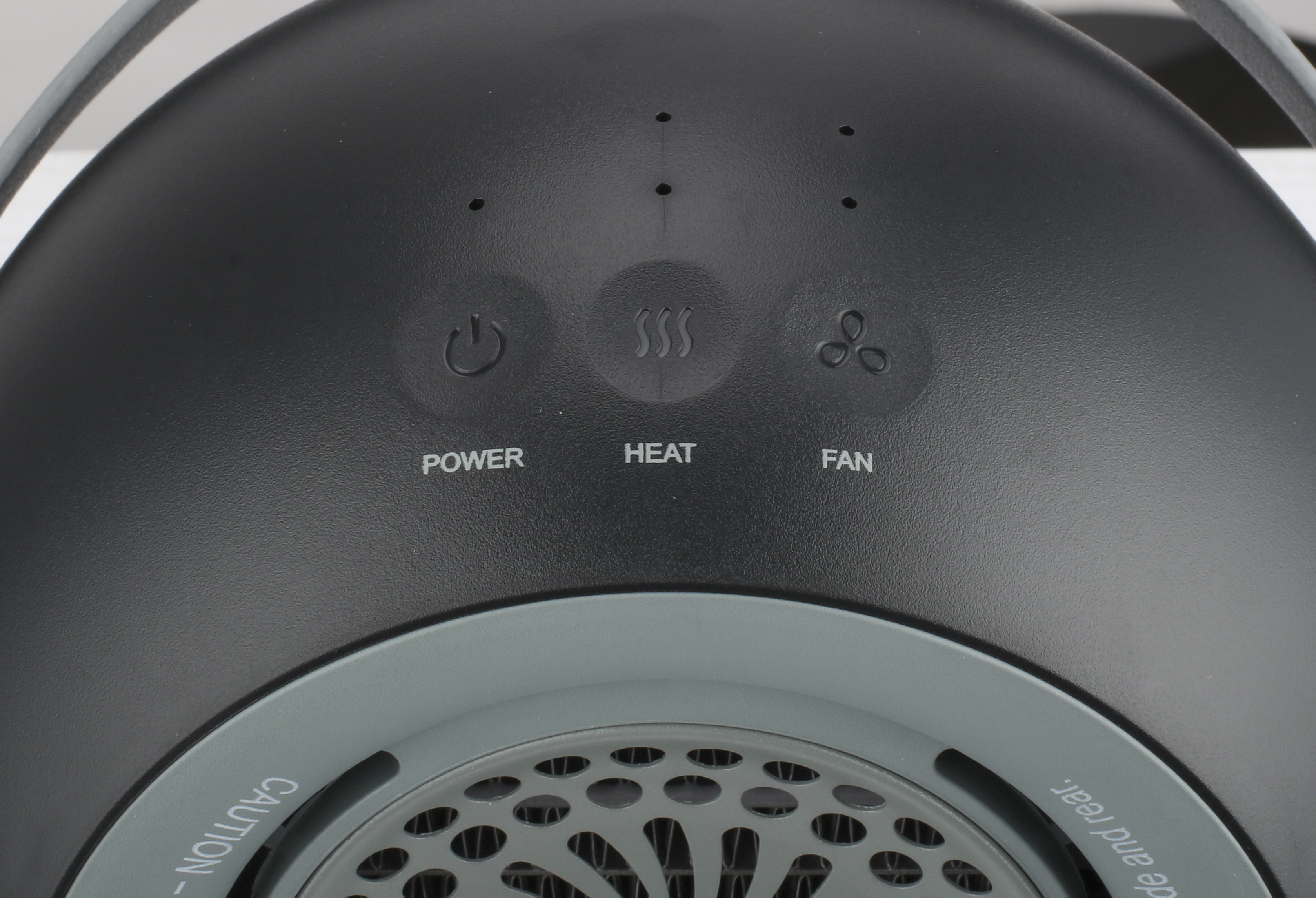 Mainstays 3-in-1 Tabletop Electrical Space Heater Fan,EP1165B, Black - image 4 of 9