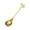 Gold, variant on Taotanxi Elegant Silver Leaf Coffee Spoons - 1-Piece, 4.7" Mini Stainless Steel Espresso & Dessert Tea Spoons, Perfect for Demitasse & Small Servings