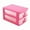 PinkTwo Layers, variant on Stacking Storage Drawer, Plastic Drawer Organizer for Undersink, Kitchen, Pantry, Desk, and Home