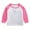 Hot Pink, variant on Ulanda Toddler Baby Girls Boys Long Sleeve Raglan Shirt Baseball Tee Cotton T-Shirt Kids Casual Athletic Tee Shirts Tops (Hot Pink, 12-18 Months)