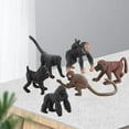 thumbnail image 6 of yotijay 3x6 Pieces Realistic Chimpanzee Figurine Education Toy Playset for Ages 3+, 6 of 9
