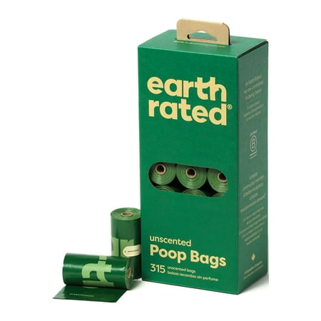 UPC: 0870856000710 | Earth Rated Unscented Poop Bags on 21 Refill Rolls 315 Count