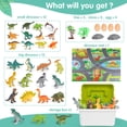 thumbnail image 5 of Dinosaur Toys for 3-6 Year Old Kid, 34PCS Dinosaur Toy Set for Boys Aged 4 with Playmat Storage Boxes,Educational Toys Christmas Birthday Gifts for 5 6 7 8 Year old Boys Girls, 5 of 11