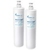 Filterlogic 3US-PF01 Under Sink Water Filter, Replacement for Filtrete Advanced 3US-PF01, 3US-MAX-F01H, 3US-PF01H, Delta RP78702, Manitowoc K-00337, K-00338 (Pack of 2)