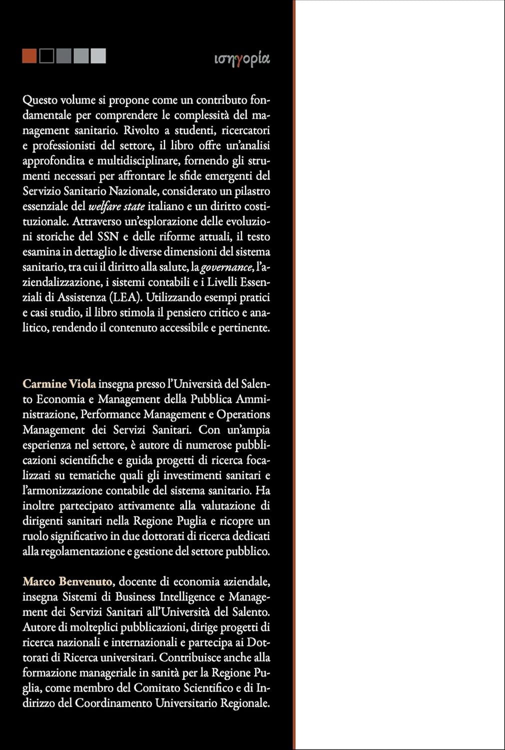 Carmine Viola,Marco Benv Management sanitario. Governance, organizzazione e innova (Paperback)
