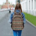 thumbnail image 6 of FORMRS Kids School Backpack Elementary Student Unisex Travel Bookbag with Reflective Stripes, Tribal Art, 6 of 7