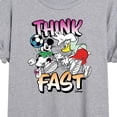 thumbnail image 3 of Disney - Think Fast  - Women's Oversized T-Shirt, 3 of 5