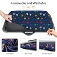 thumbnail image 4 of Lap Desk, Lap Desk with Cushion, Fits up to 17 inch Laptop, Pillow Designed, Portable Laptop Stand with Tray, Pad & Phone Holder, Home Office for Bed/Couch/Car/Reading/Writing,MillHome (Black), 4 of 8