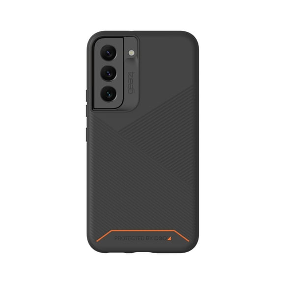 ZAGG Gear4 Denali Case for Samsung Galaxy S22 Ultra, Maximum Impact Protection with D3O® Reinforced Nack Plate, Black