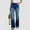 Blue, variant on Women's Loose Straight Jeans High Fashion Women Ladies Denim Boot Cut Pants for Women High Waist Pants Size 12 Women's Elastic Waist Pants Women Jean Stretch 18 Tall Womens Women Wide Pants High Waist
