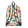 thumbnail image 3 of Cute Dinosaur Pattern Backpack for School,Cute School Bag,Schoolbag with Adjustable Shoulder Straps & Padded Back,15.7"x11.8"x5.5", 3 of 5