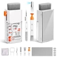 thumbnail image 1 of Laptop Screen Keyboard Cleaner Kit, Electronics Cleaning kit Tool for MacBook iPad iPhone Pro Cell Phone, Brush Tool for Tablet, Computer, PC Monitor,Camera with Spray with Patent-white, 1 of 5