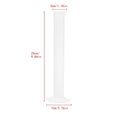 

ZPAQI 100ml Plastic Hydrometer Test Tube For Homebrew Whiskey Alcohol Beer Wine Mead