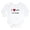 Cloud White, variant on CafePress - I Love My Au Pair Hearts Design Body Suit - Long Sleeve Cotton Baby Bodysuit