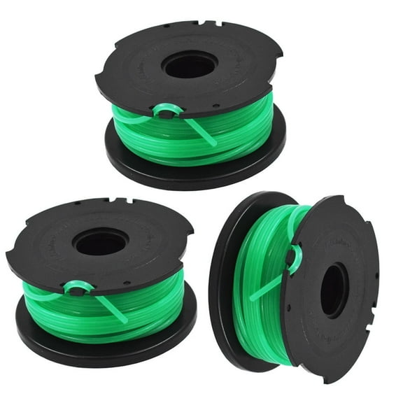SEBLAFF 3pc SF-080 String Trimmer Spool Line Replacement For Black & Decker GH3000 Model 20ft 0.080 Inch