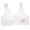 White, variant on LYMAYTER Teens Girls Breathable Cotton Training Bras Young Girls Wide Shoulder Straps Seamless Comfort Bralette