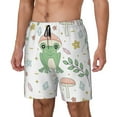 thumbnail image 2 of Haiem Frog And Mushrooms Men'S Quick-Dry Swim Trunks: Comfortable Beach Shorts With Mesh Lining And Pockets - Ideal For Swimming And Sunbathing Large, 2 of 9