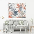 thumbnail image 2 of Yayeee Tapestry Wall Hanging for Bedroom 60" x 40" Living Room Home Wall Art Decor, White Sea Plants, 2 of 7