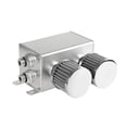 thumbnail image 1 of de depósito de aceite, depósito universal de doble deflector de 1, y ventilación de gran capacidad Fácil drenaje con Motor AN8 Plata shamjiam Lata de captura de aceite, 1 of 8