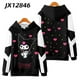 thumbnail image 3 of Sanrio Kuromi-Sudadera con capucha para niña, Tops finos de estilo Harajuku, ropa informal coreana, Otoño, 2023, 3 of 3