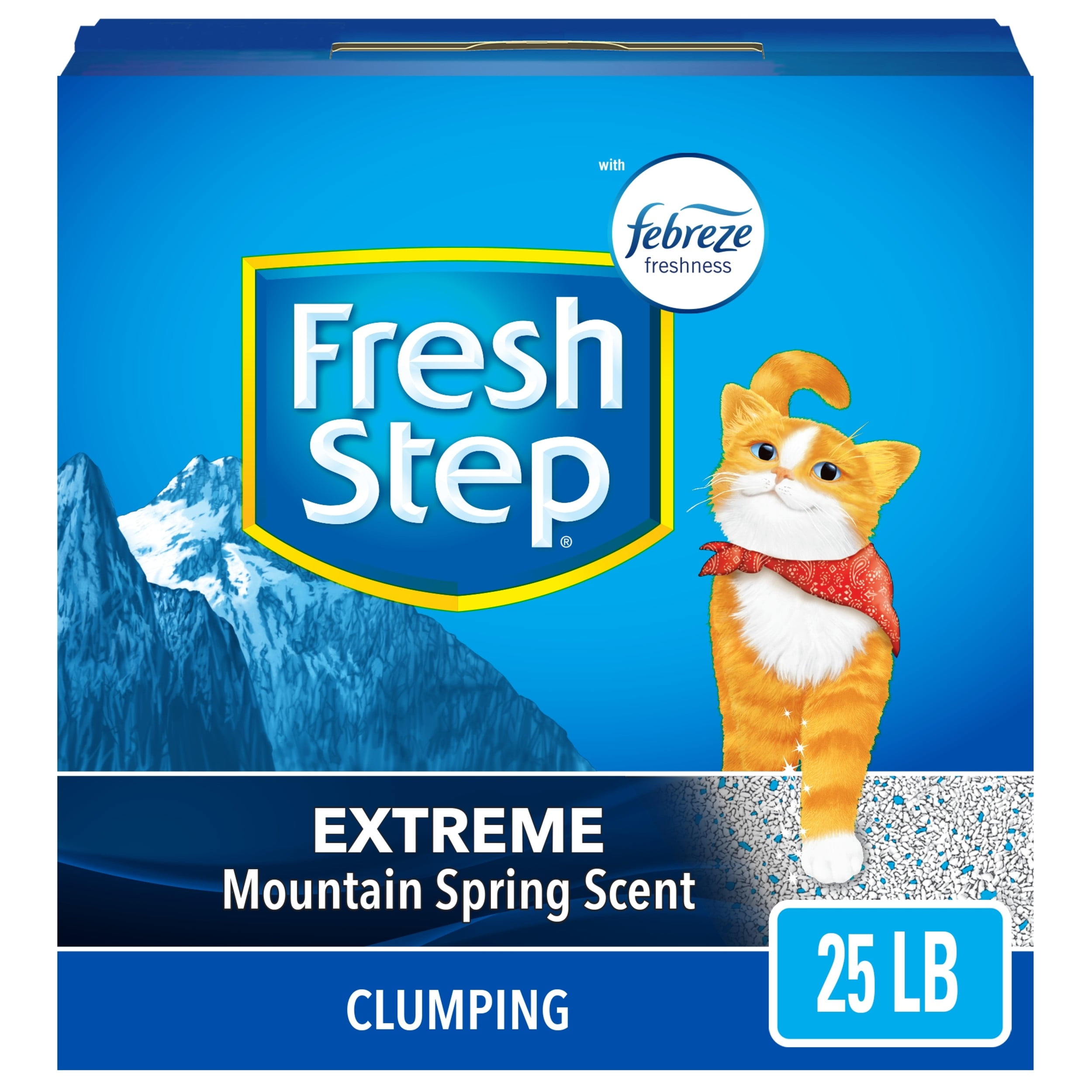 Fresh Step Extreme Scented Litter with Febreze, Clumping Cat Litter
