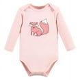 thumbnail image 3 of Hudson Baby Cotton Long-Sleeve Bodysuits, 3-Pack, Newborn- 24 Months, 3 of 5