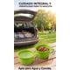 thumbnail image 4 of Plato Para Perro Plegable Silicona Portatil Viaje Mascotas Verde, 4 of 5