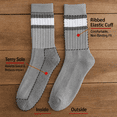 thumbnail image 3 of KuKeDi 5 Pack Warm Winter Crew Socks for Men and Women, Thick Cotton Blend Socks, 3 of 8