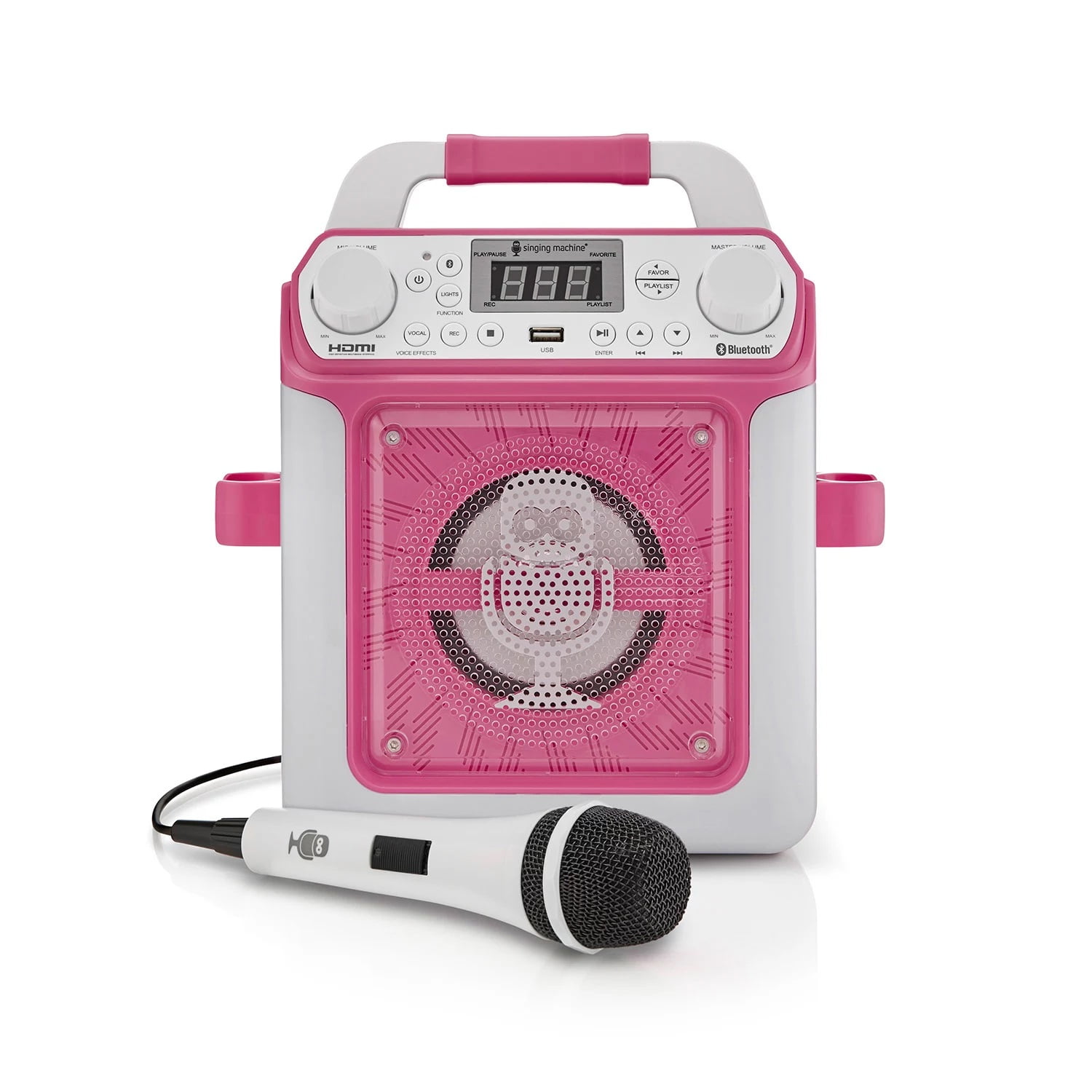 Singing Machine Groove Mini Karaoke Pink