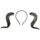 thumbnail image 2 of Diadema de cuerno de oveja: diadema de cuerno gótico para disfraz de Halloween, accesorio para el cabello de cuernos de PU para fiestas de cosplay para hombres y mujeres., 2 of 7